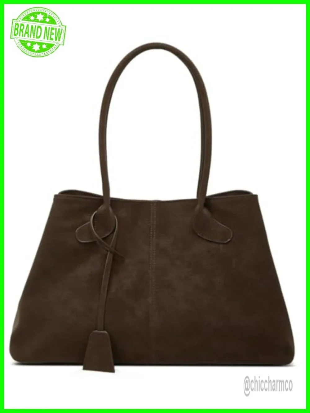 Suede Tote Bag Crossbody Hobo Handbag Slouchy Retro Shoulder Bag for Women